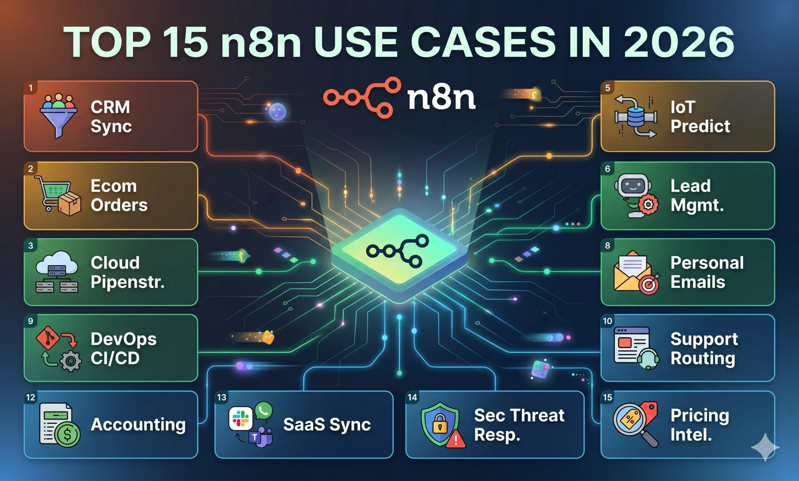 Top 15 n8n Use Cases in 2026