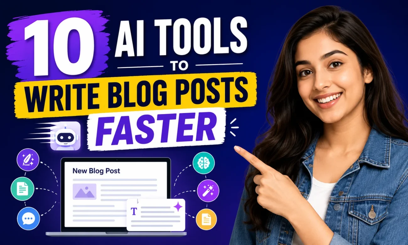 10 AI Tools to Write Blog Posts Faster