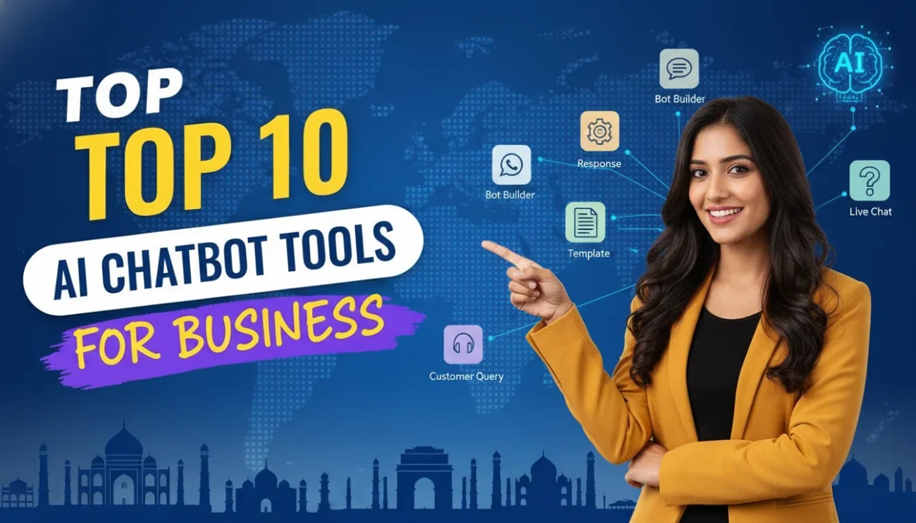 top 10 AI chatbot tools — featured image