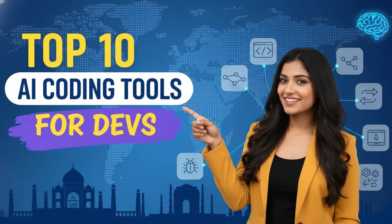 top 10 AI coding tools — featured image