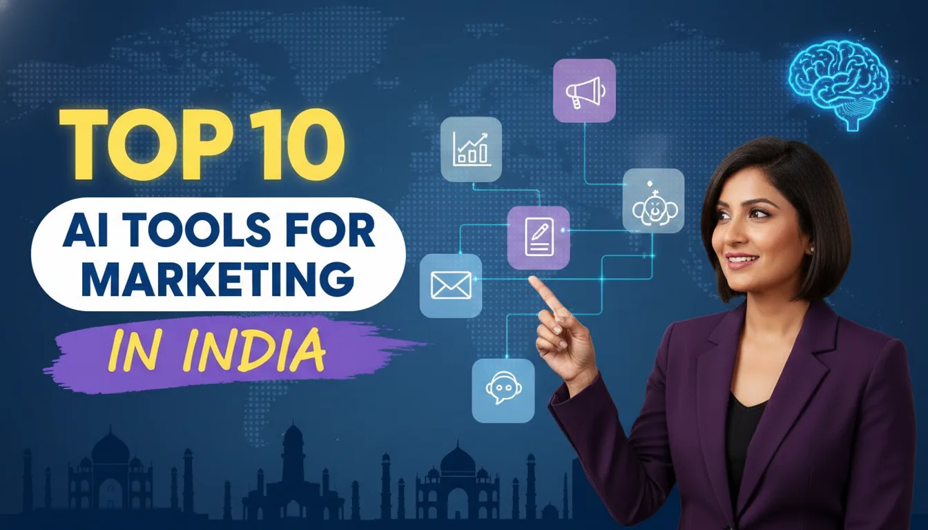 top 10 AI tools for marketing — featured image