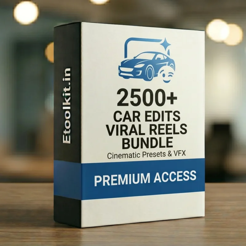 2500+ Car Edits Viral Reels Bundle