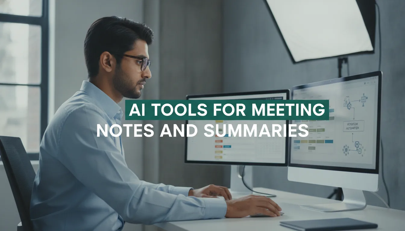 AI tools for meeting notes and summaries — AI tool review