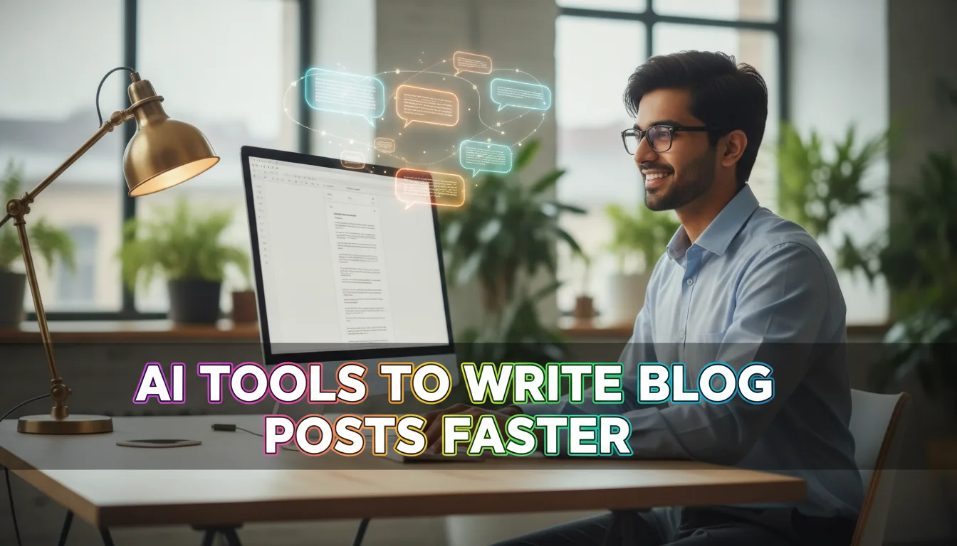 AI tools to write blog posts faster — AI tool review