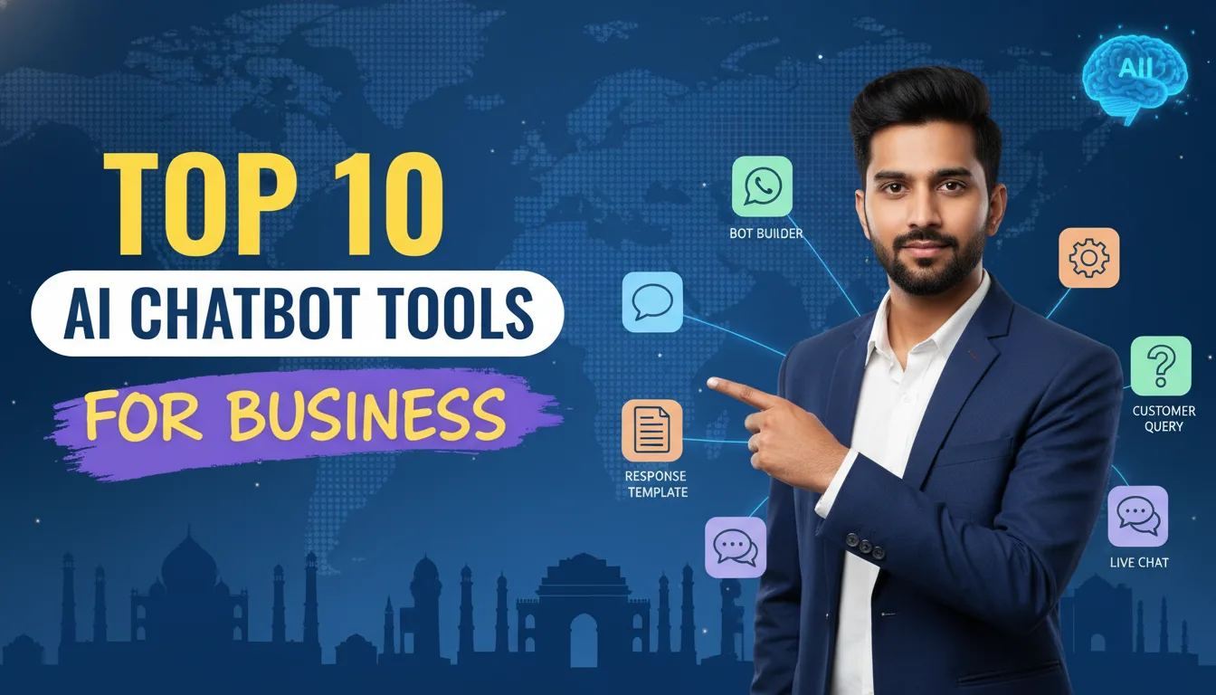 top 10 AI chatbot tools — featured image