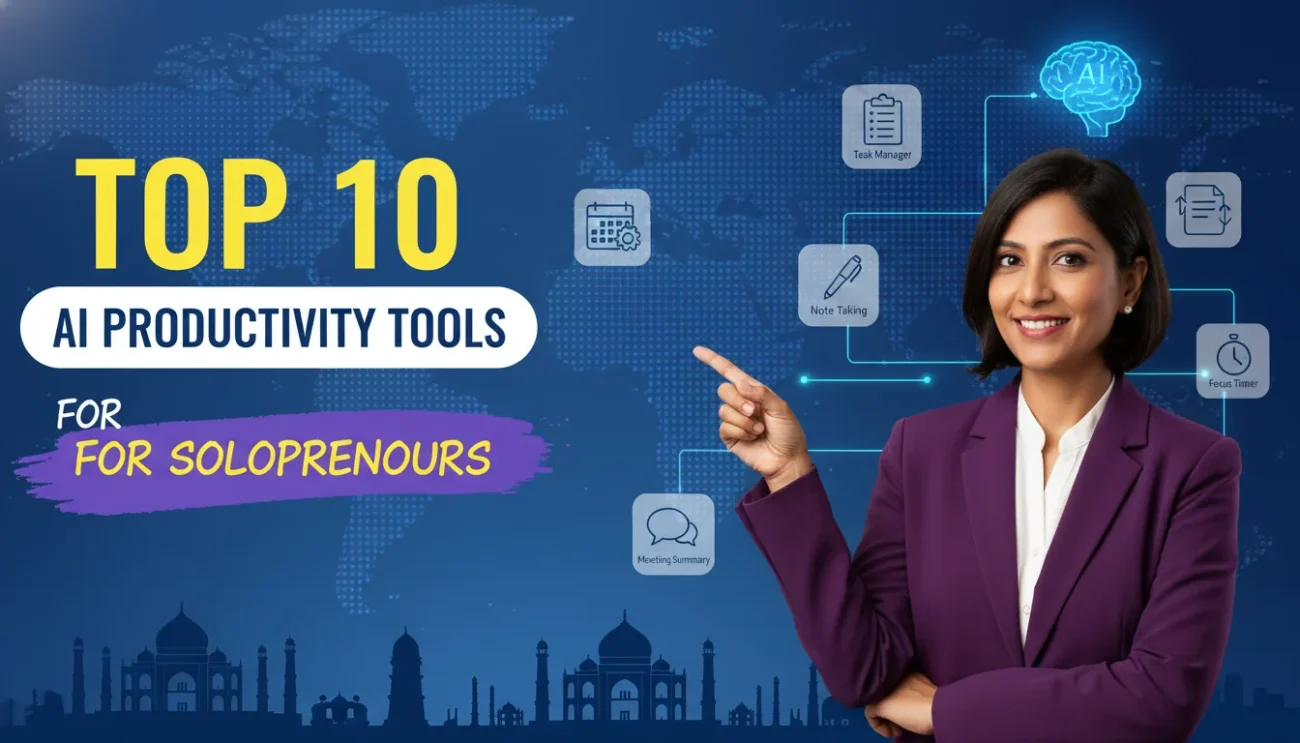 top 10 AI productivity tools — featured image
