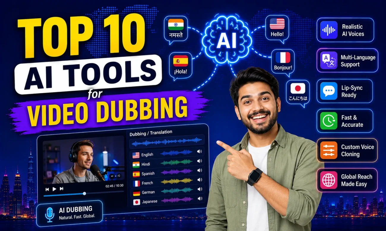 Top AI tools for video dubbing
