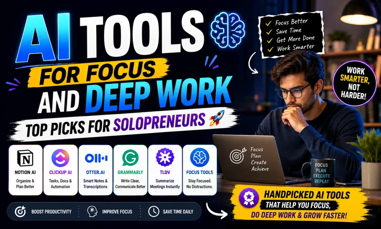 AI Tools for Focus and Deep Work
