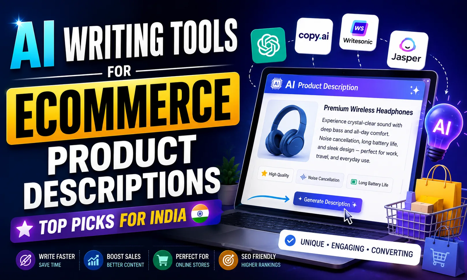 AI Writing Tools for Ecommerce Product Descriptions