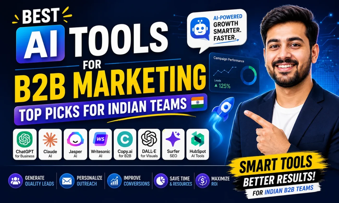 Best AI Tools for B2B Marketing— Top Picks for Indian Teams