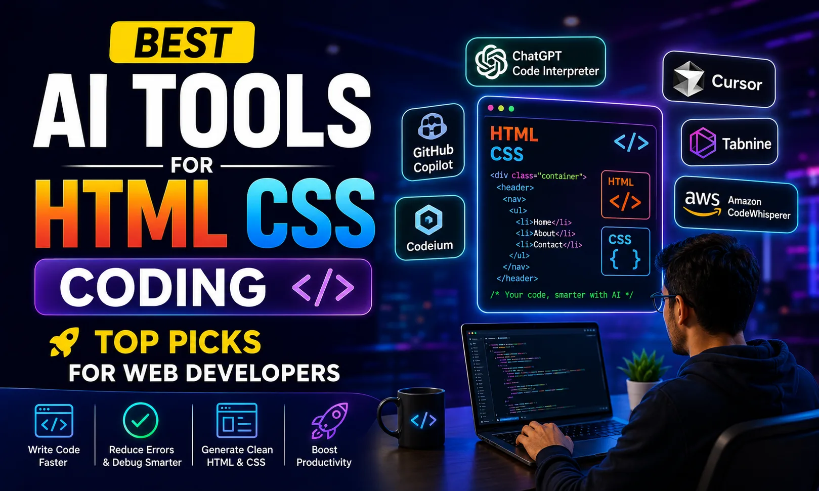 Best AI Tools for HTML CSS Coding
