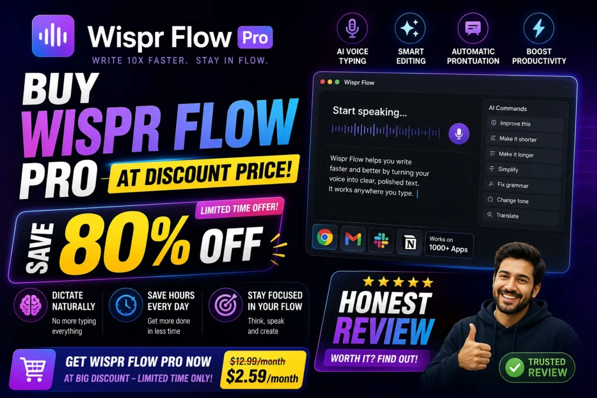 Buy Wispr Flow Pro at Discount Price
