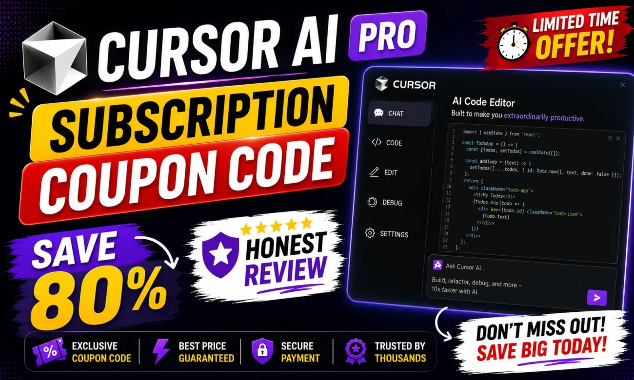 Cursor AI Pro Subscription Coupon Code