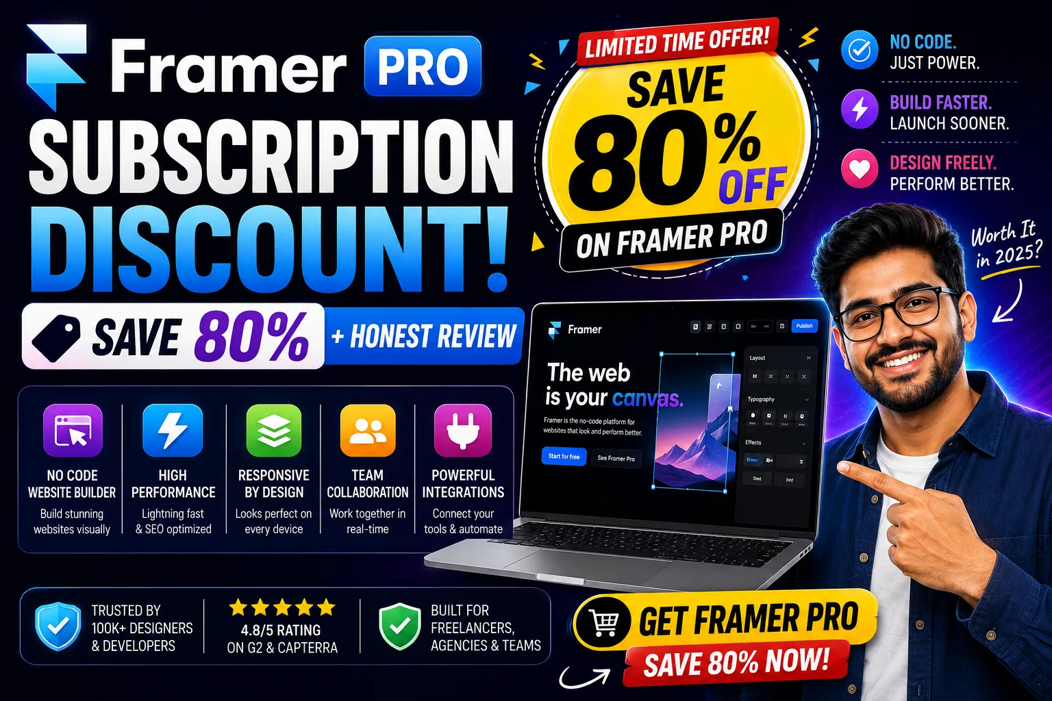 Framer Pro Subscription Discount