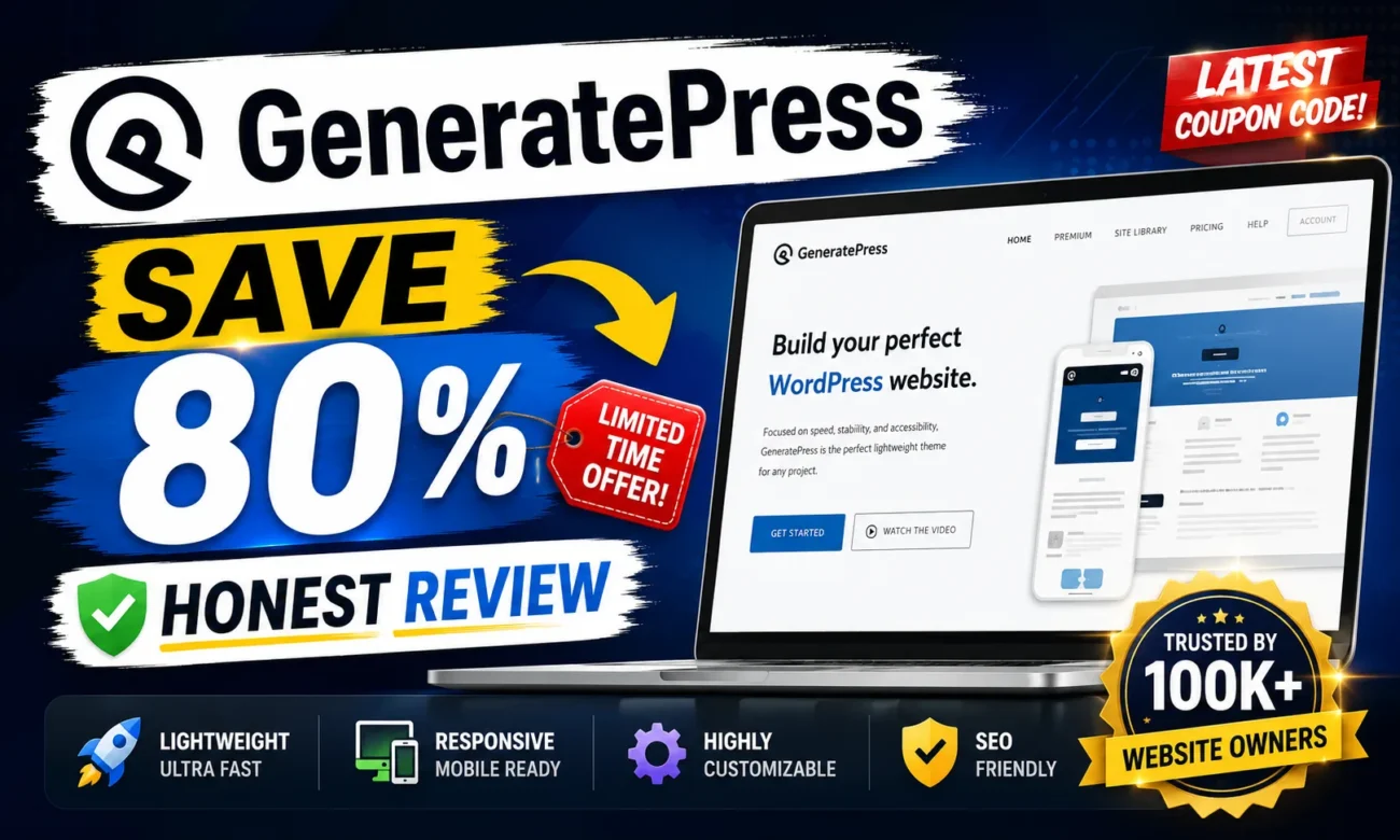 GeneratePress Latest Coupon Code