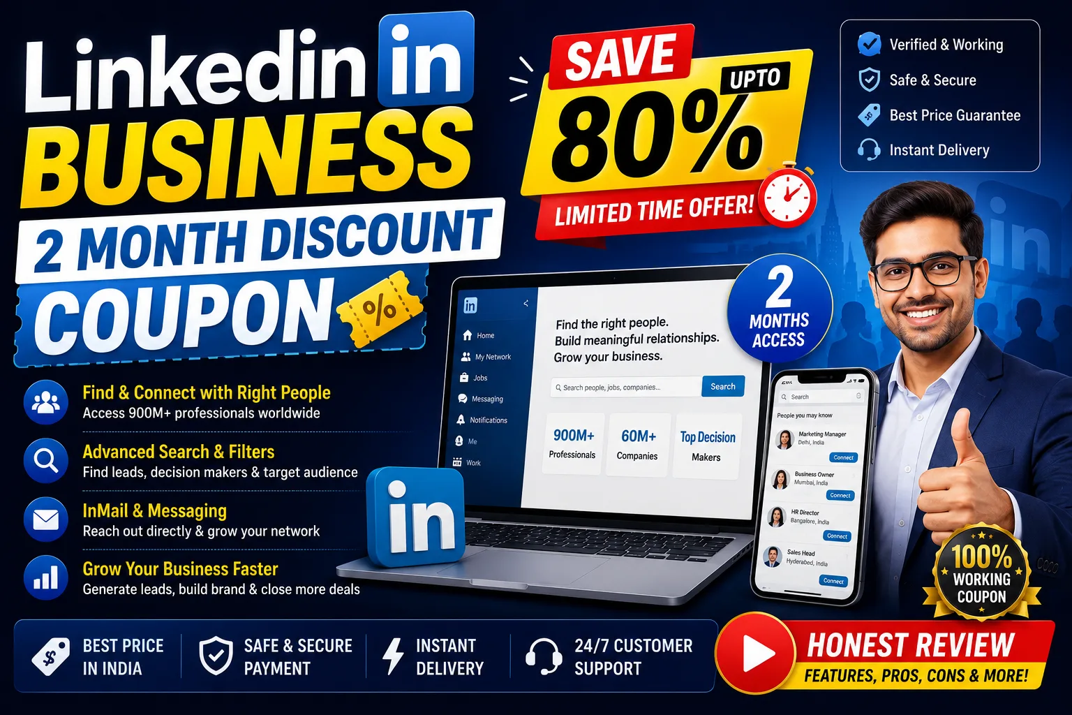 Linkedin Business 2 Month Discount Coupon