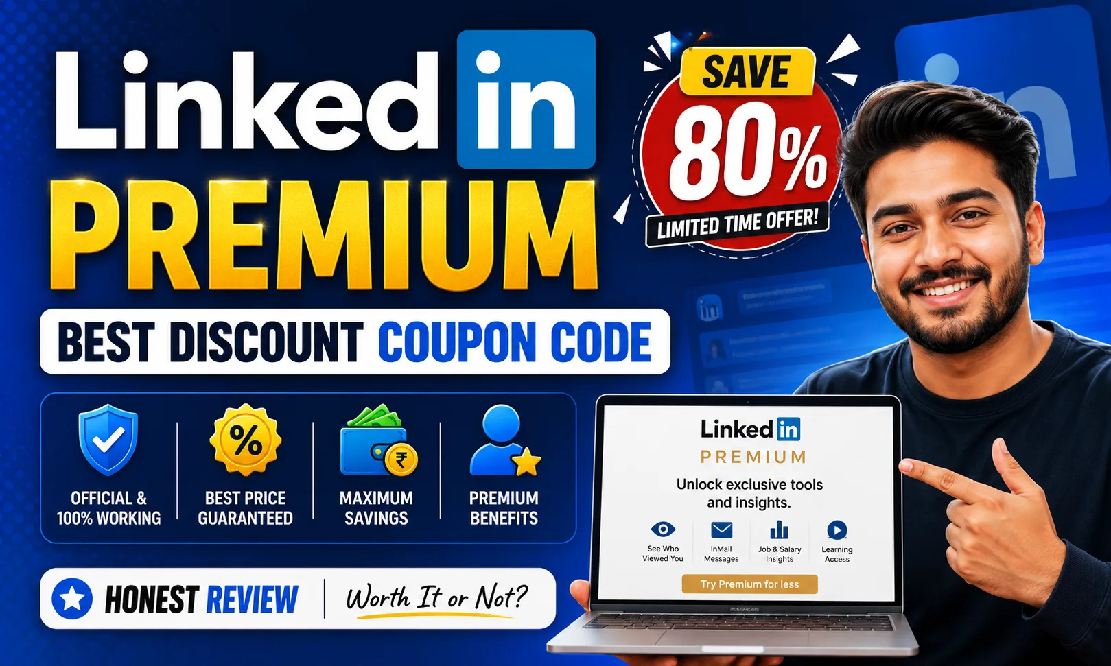 LinkedIn Premium Best Discount Coupon Code