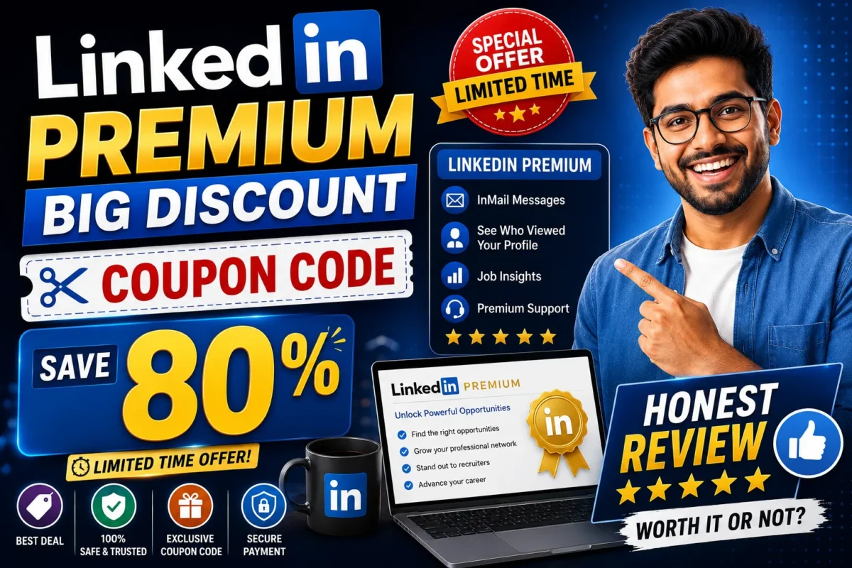 LinkedIn Premium Big Discount Coupon Code