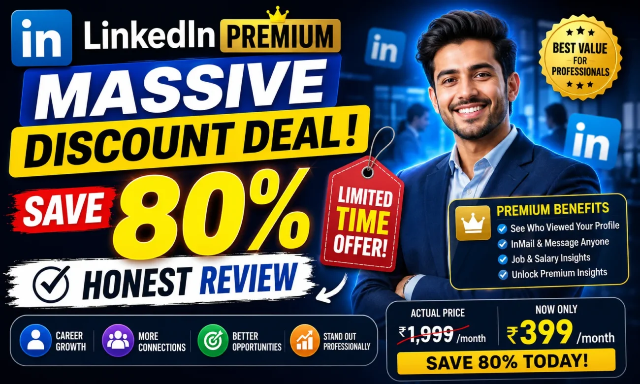 LinkedIn Premium Massive Discount Deal