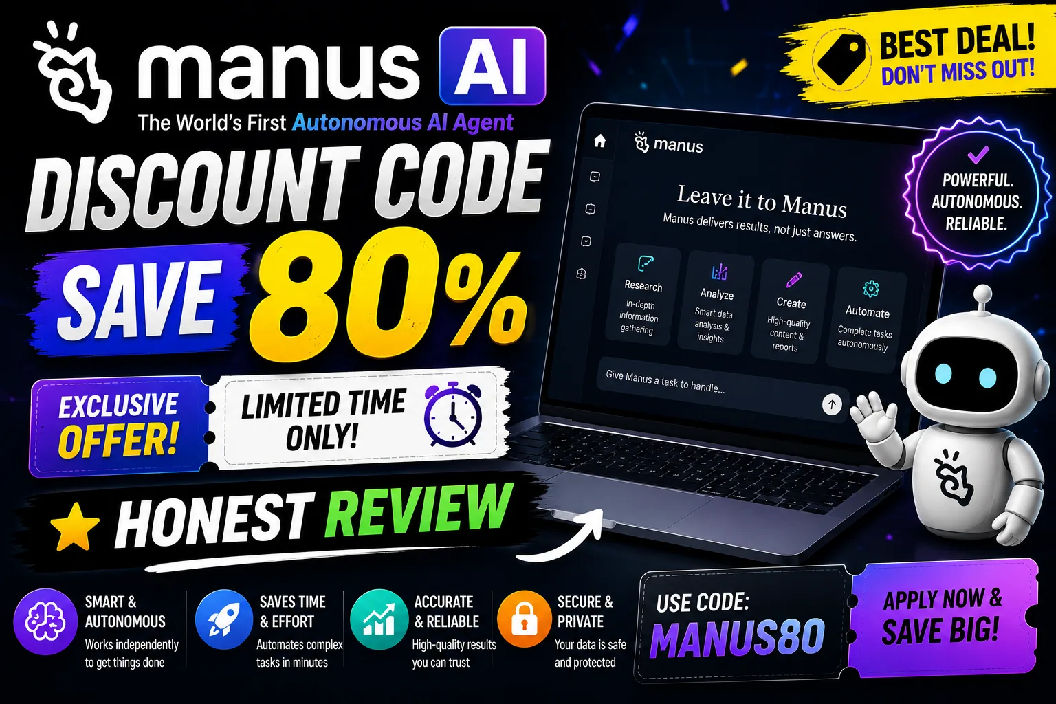 Manus AI Discount Code