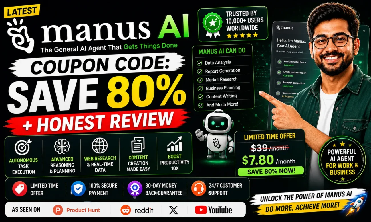 Manus AI Latest Coupon Code
