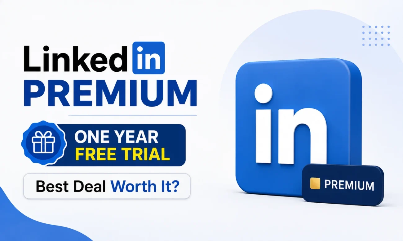 LinkedIn Premium One Year Free Trial Offer