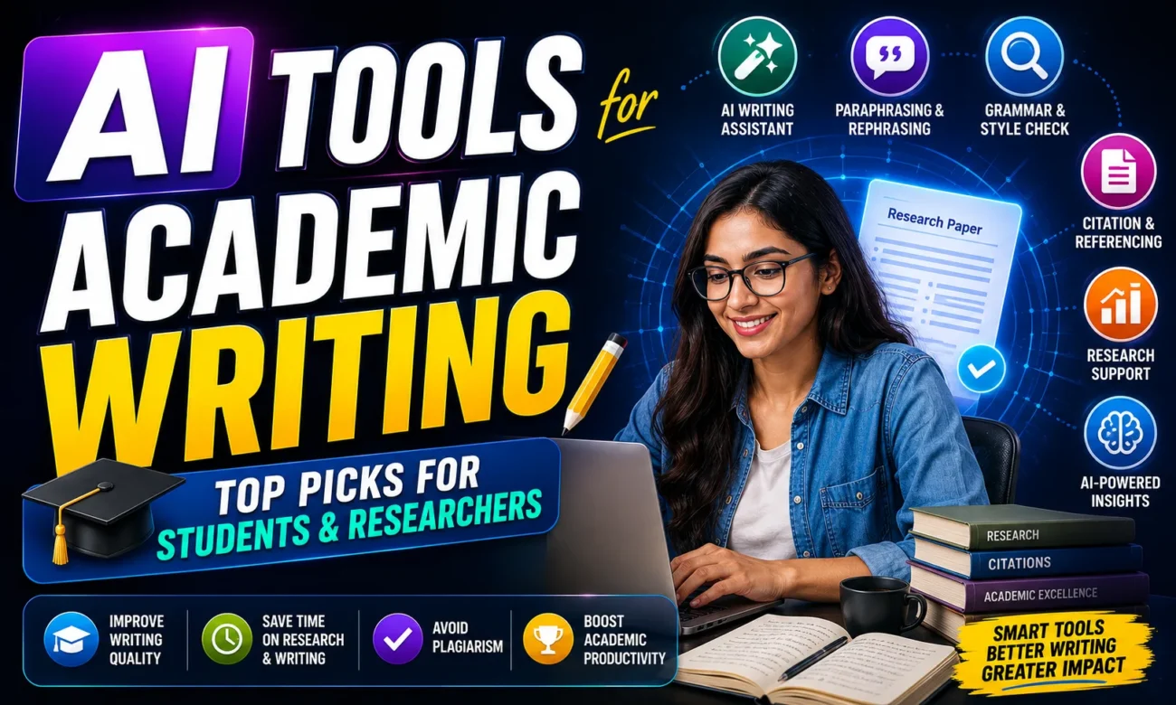 AI Tools for Academic Writing— Top Picks for Students & Researchers