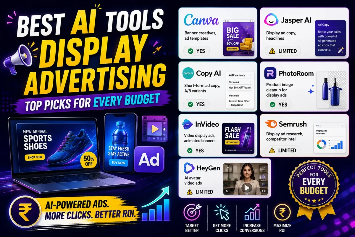 Best AI Tools for Display Advertising