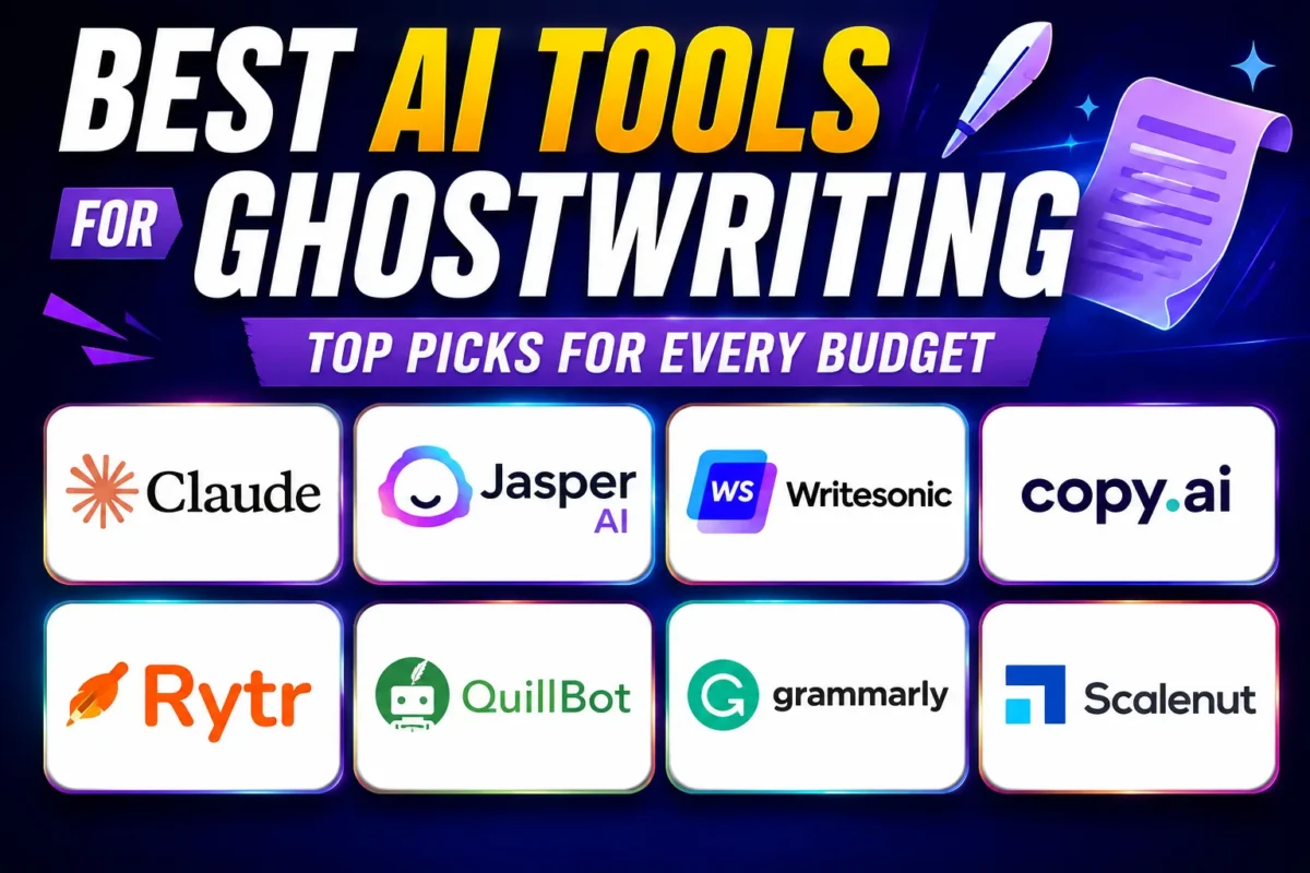 Best AI Tools for Ghostwriting— Top Picks for Every Budget