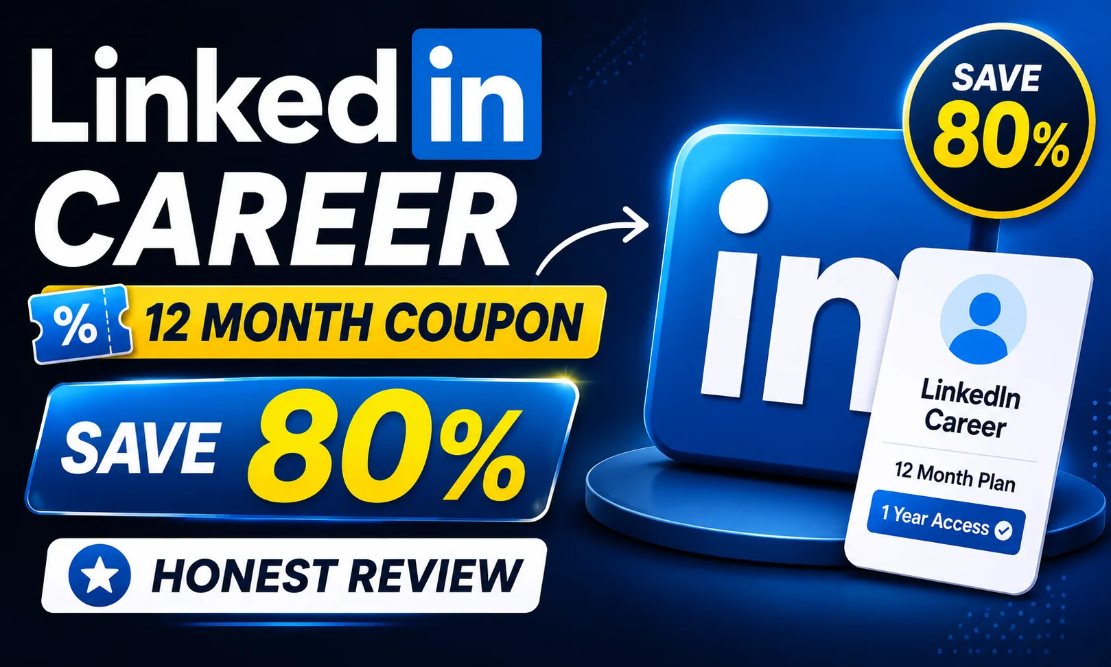 Linkedin Career 12 month Coupon