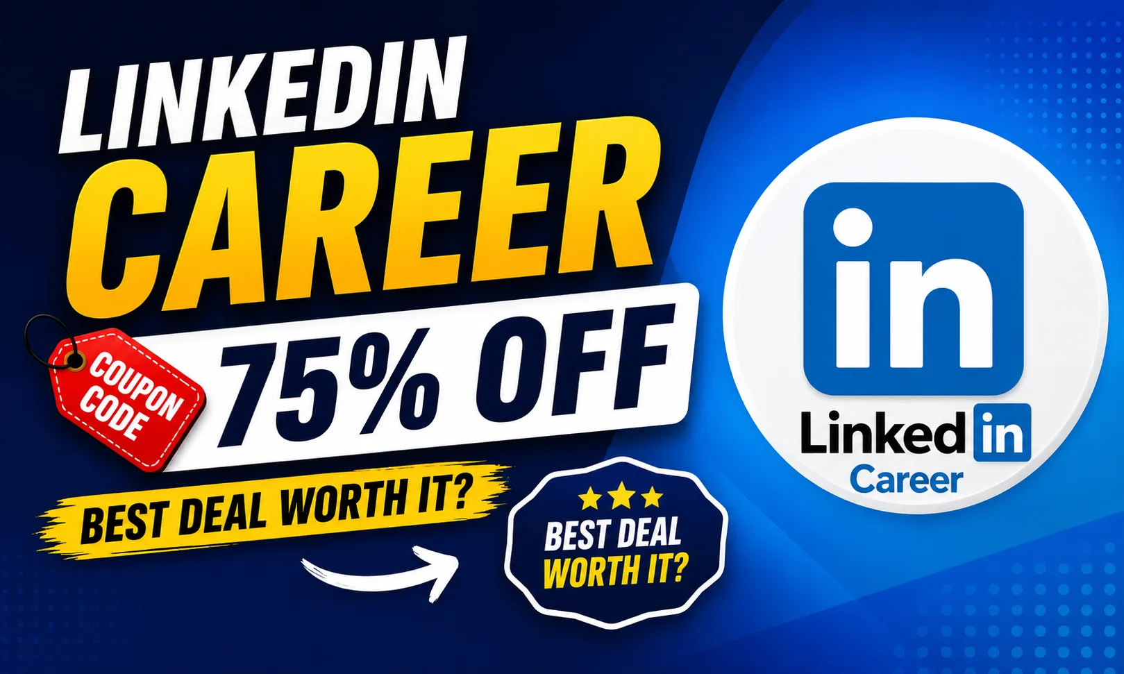 LinkedIn Career 75% Off Coupon Code