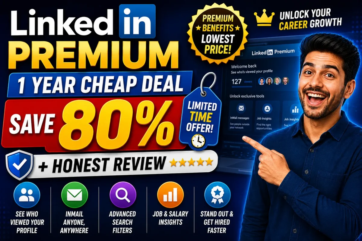 LinkedIn Premium 1 Year Cheap Deal