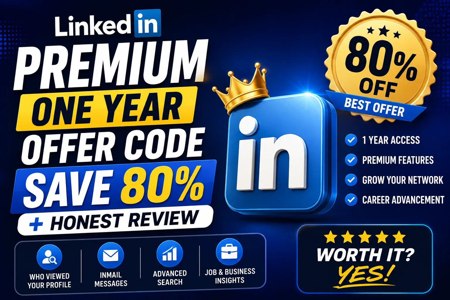LinkedIn Premium One Year Offer Code