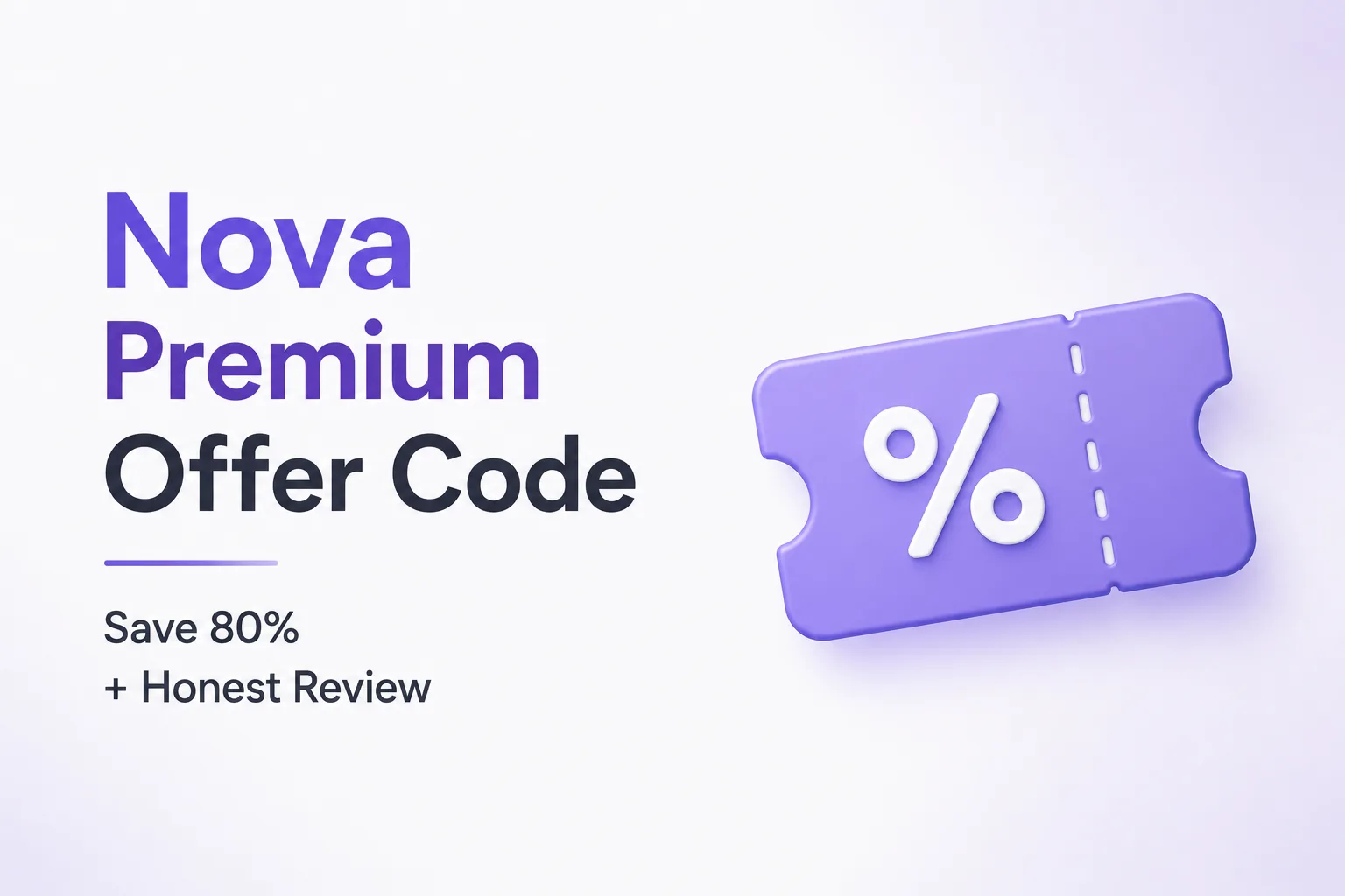 Nova Premium Offer Code