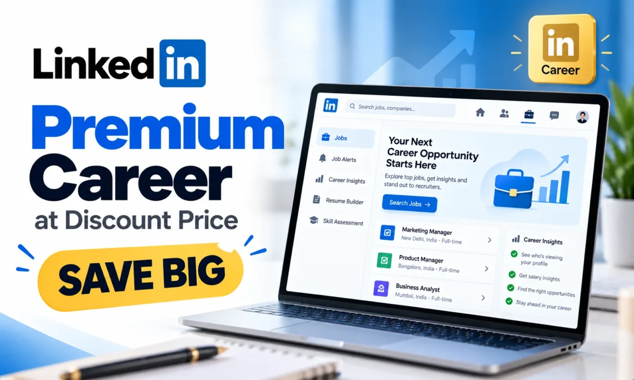 Buy LinkedIn Premium Career at Discount Price – Save Big