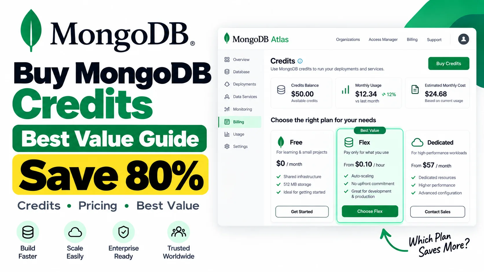 Buy Mongo DB Credits