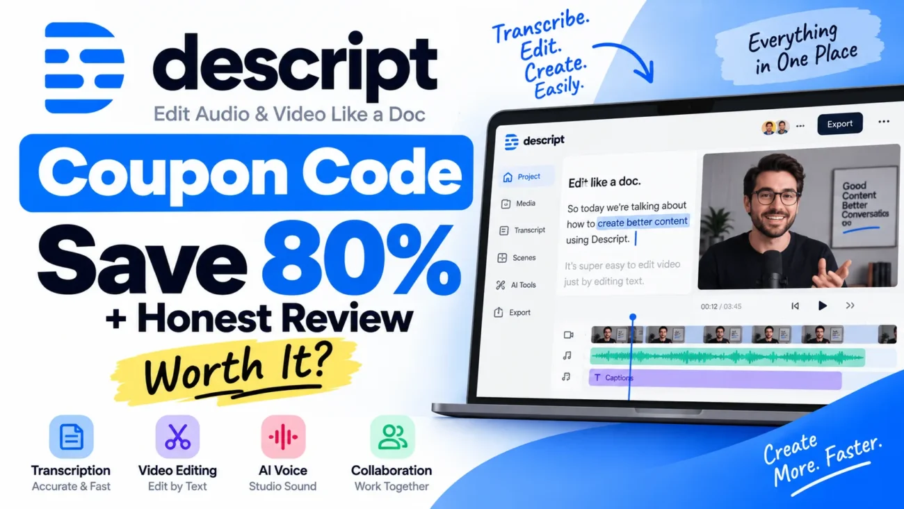 Descript Coupon Code 3