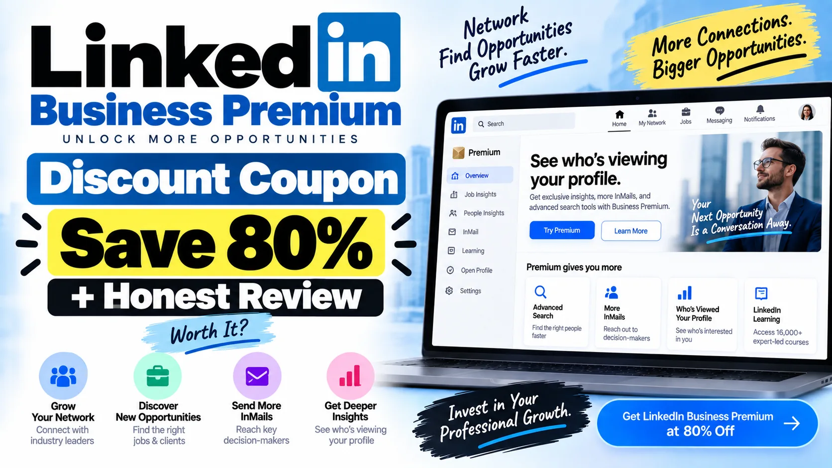 LinkedIn Business Premium Discount Coupon