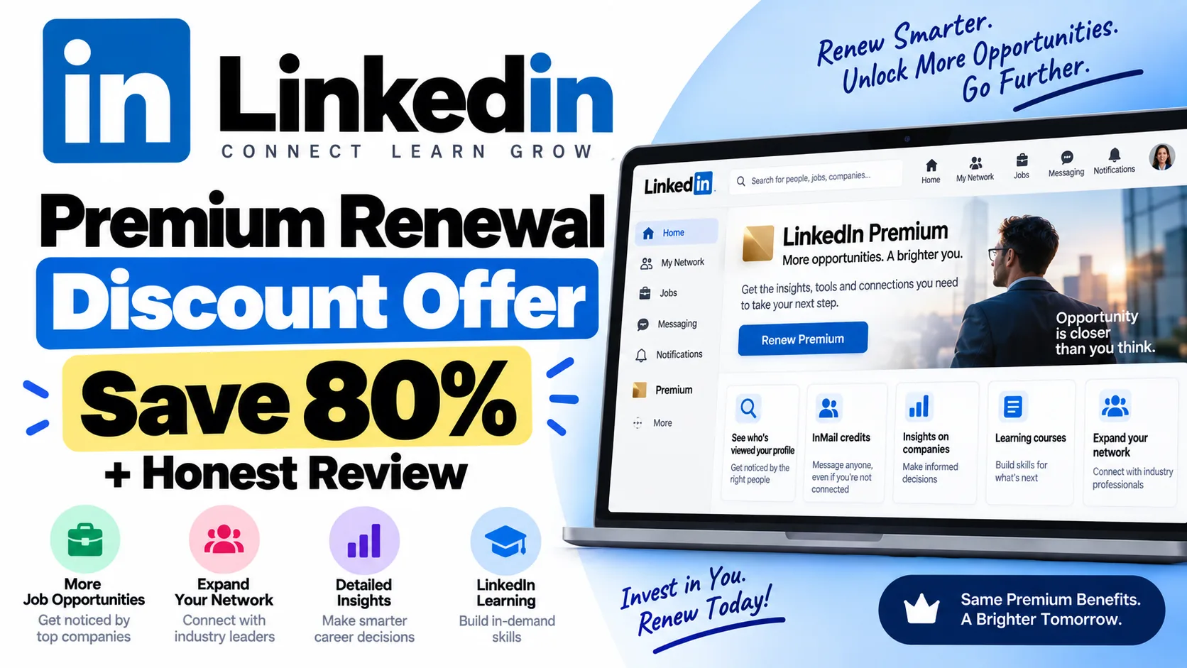 LinkedIn Premium Renewal Discount Offer