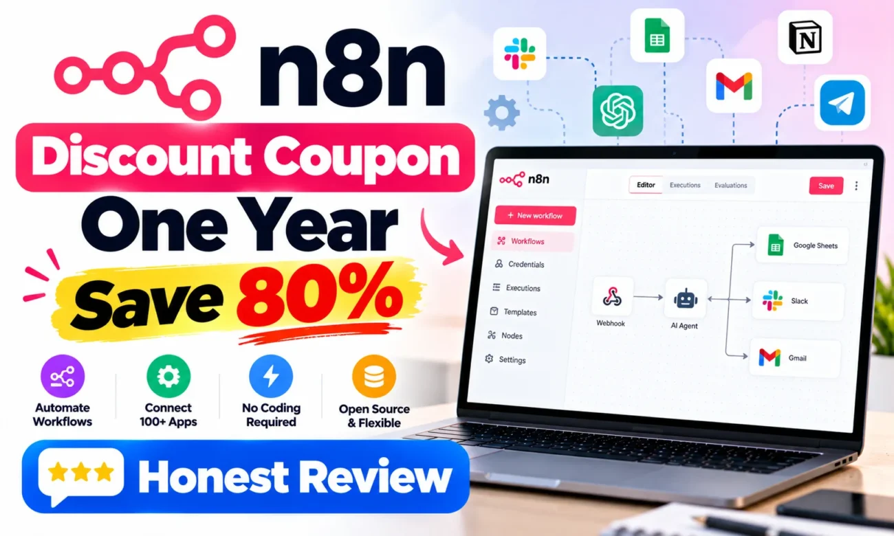 N8N Discount Coupon One Year