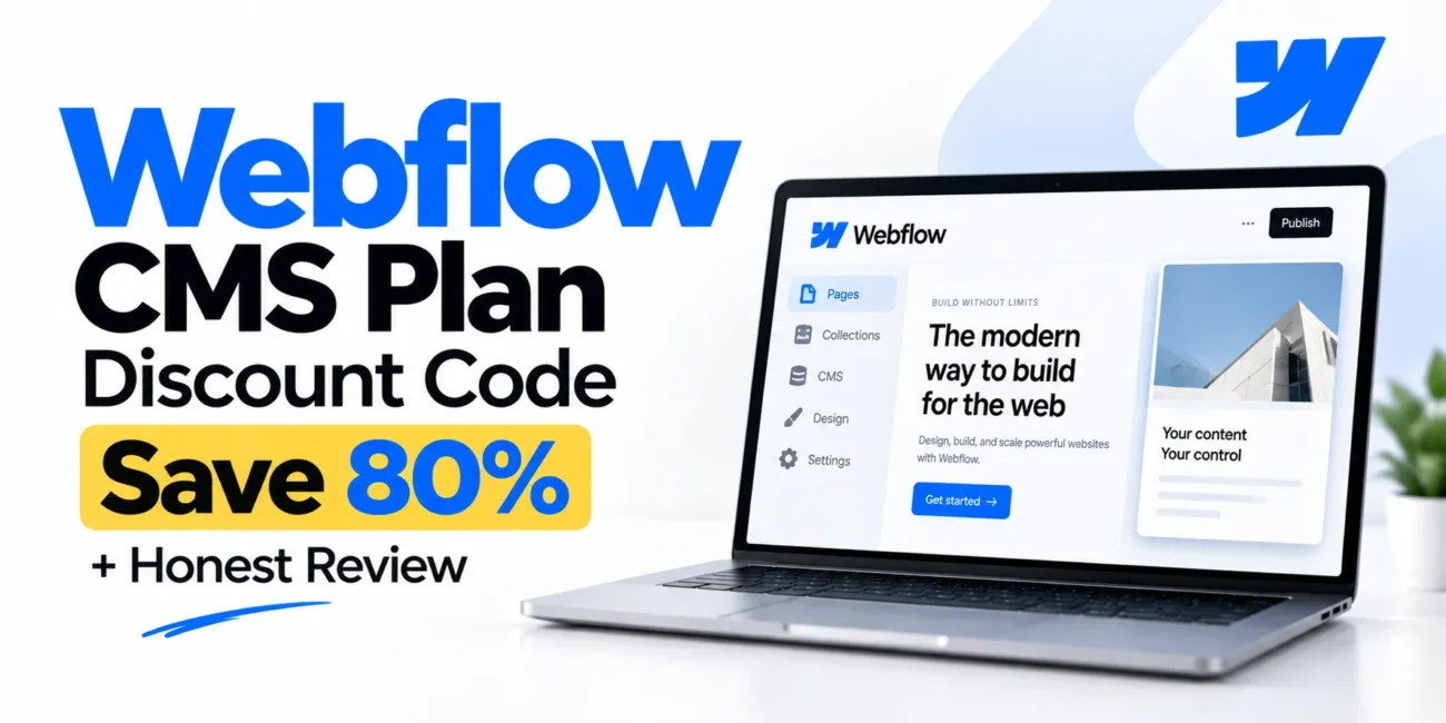 Webflow CMS Plan Discount Code