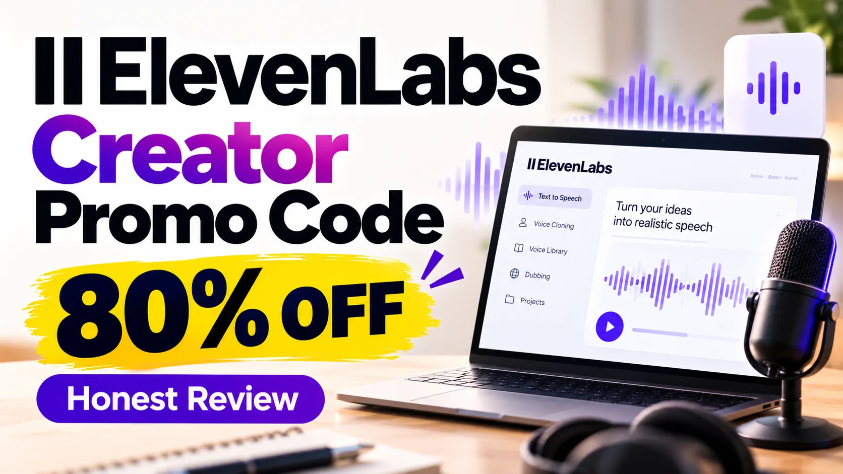 ElevenLabs Creator Promo Code Discount