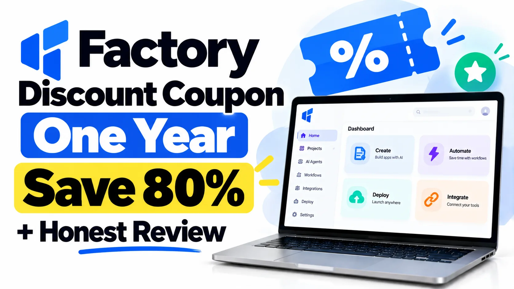 Factory Discount Coupon One Year