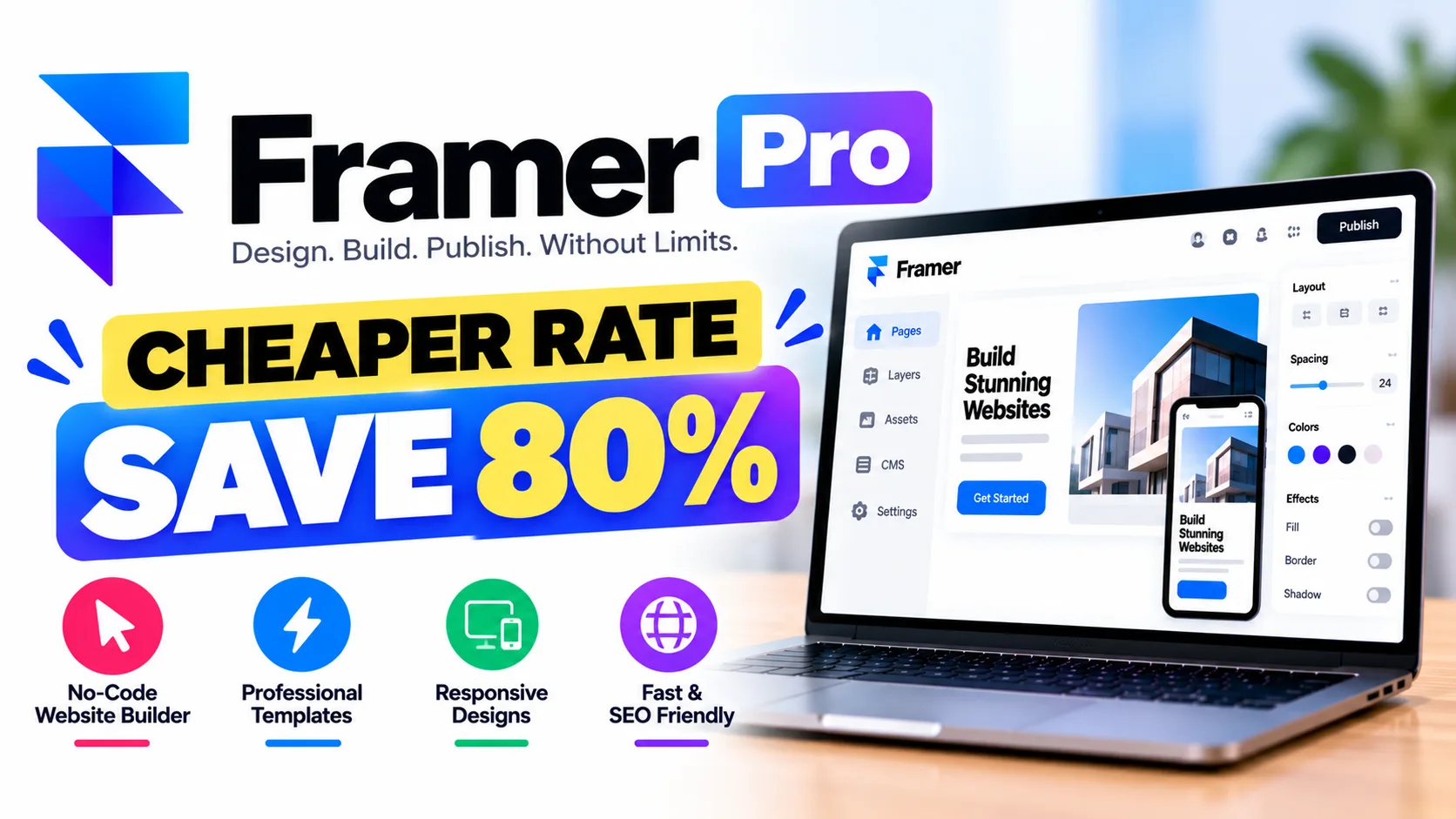 Framer Pro Cheaper Rate