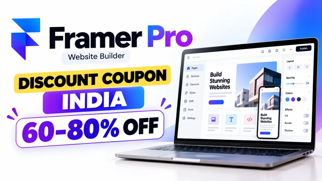 Framer Pro Discount Coupon India