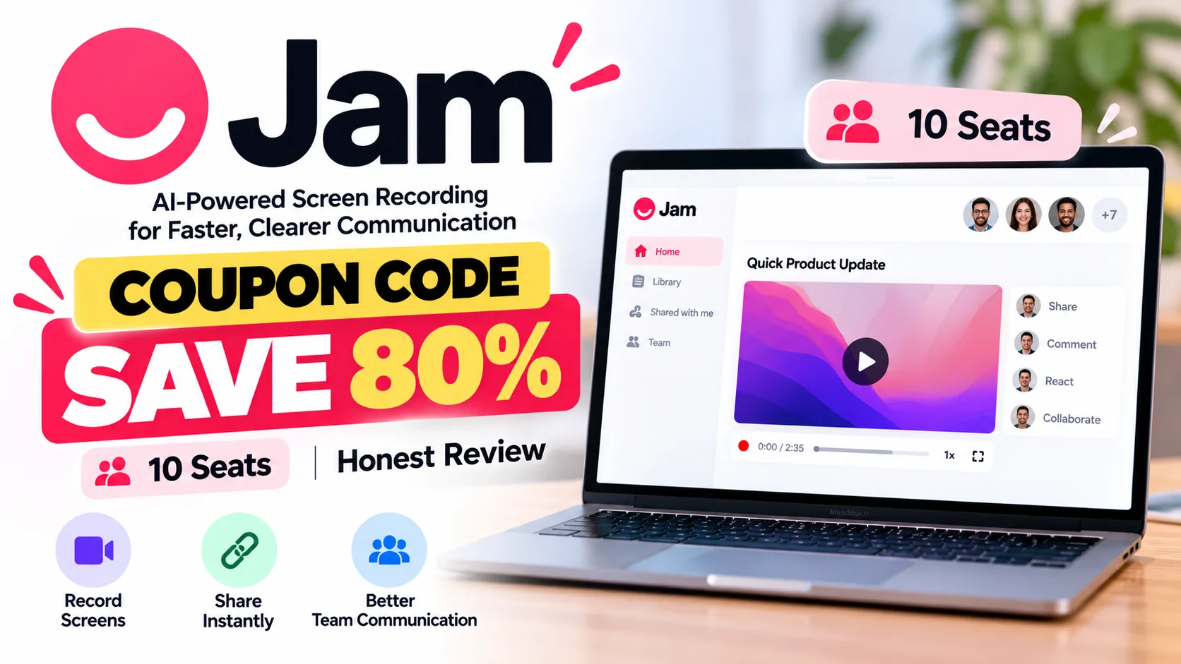 Jam Team (10 Seats) Coupon Code