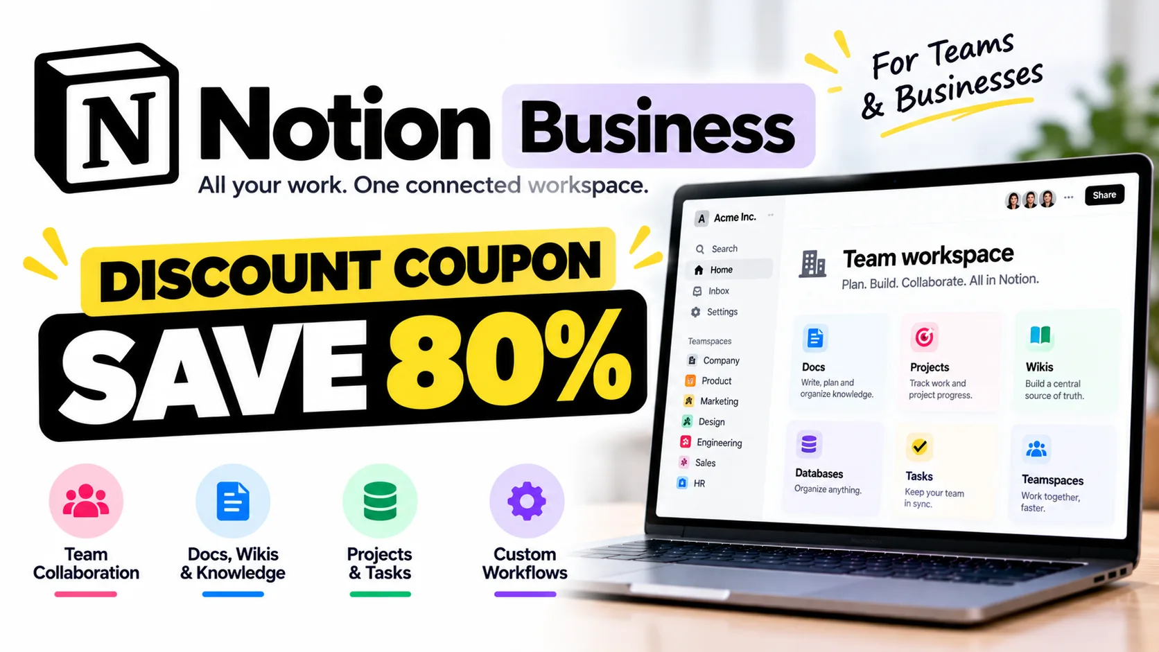 Notion Business Discount Coupon