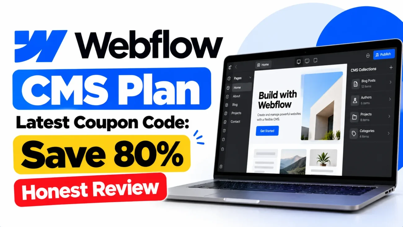 Webflow CMS Plan Latest Coupon Code